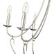 Eisley 6 Light 28.5 inch Polished Nickel Chandelier Ceiling Light
